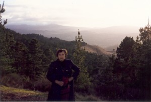 Barbara Rowe on her 1996 visit to Monterey County.
