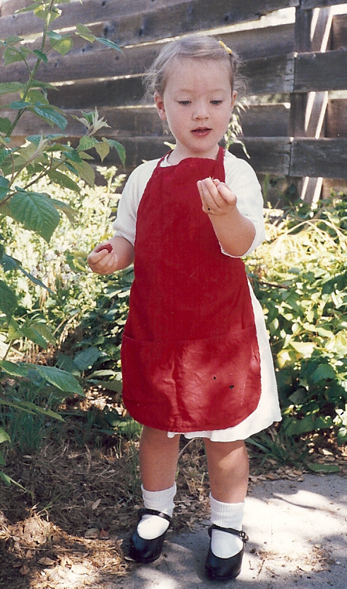 Sierra in the same berry patch.