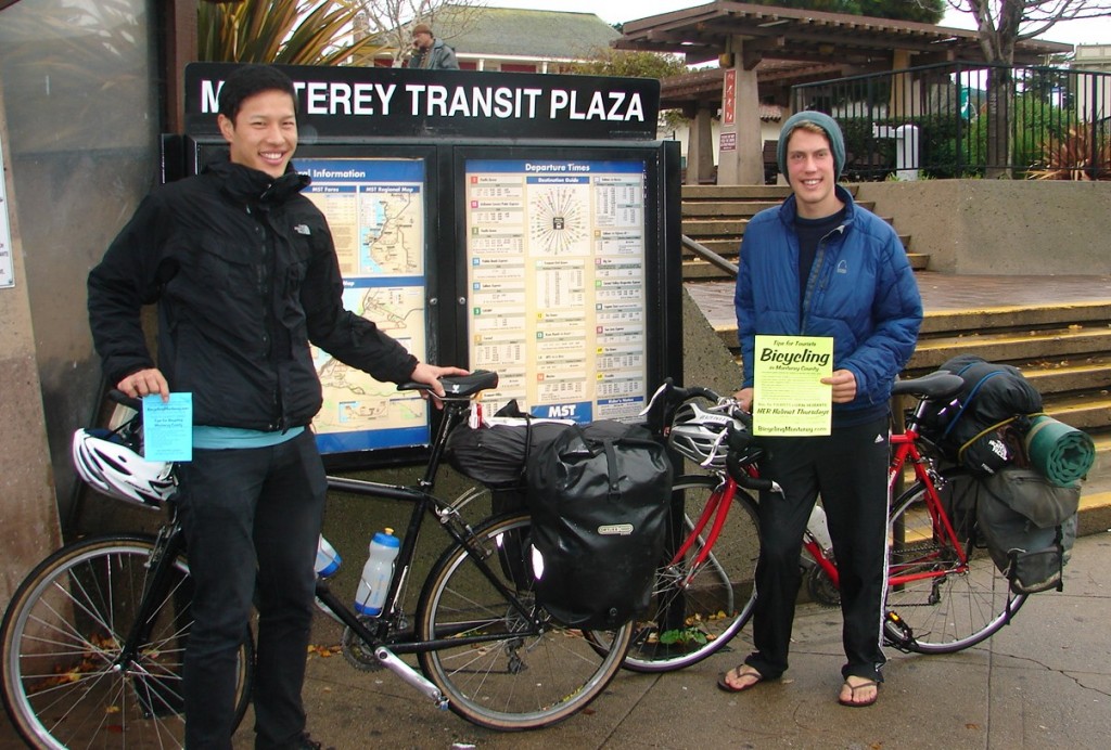Derrick Chao and Kyle Ingebretson downtown Monterey 18 Dec 2010