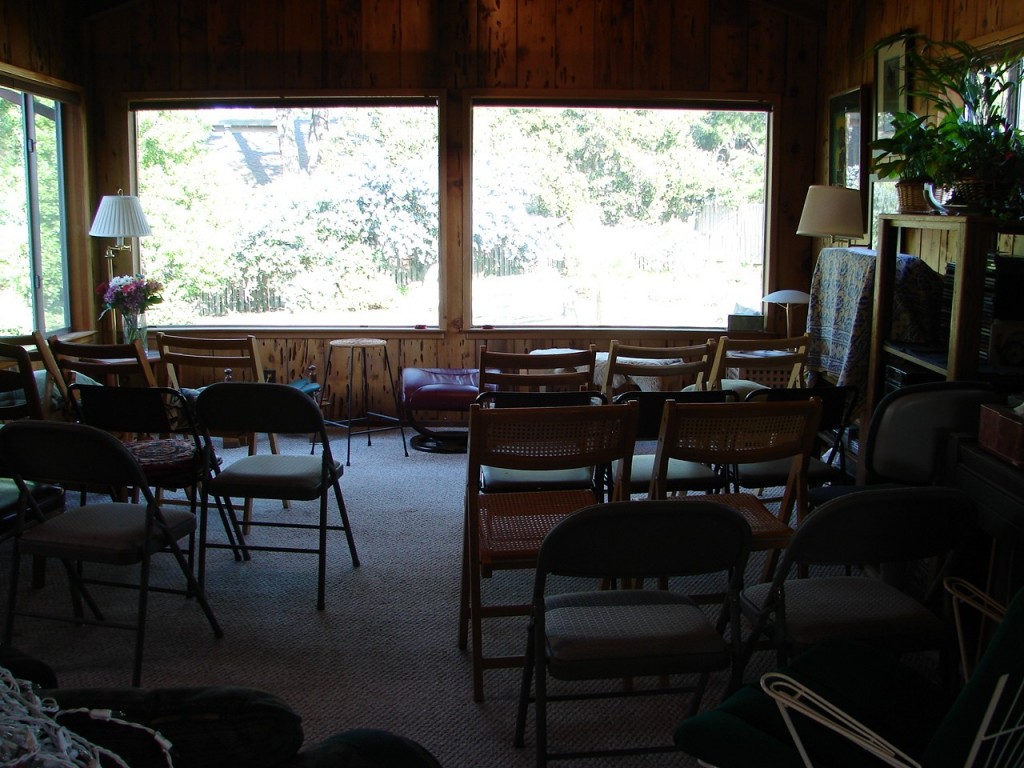 House Concert seating - front