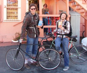 Shopping - Biking for books