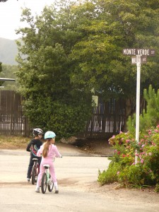 Children Pausing at Corner - Carmel - 018