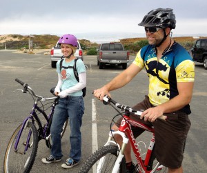 Jerrica & father Darius Rike, 5-12-12 at Intergen Ride