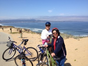 Judy and Sarah were glad they'd spotted the Intergenerational Ride in the First Pres newsletter. Sarah'd been wanting to ride--her first time in too long--and appreciated having a mechanic along, so no need to hesitate about leaving town for new views!