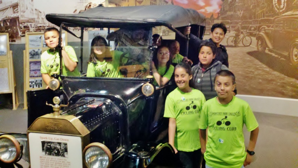 Monterey Park Cycling Club at Steinbeck Center May 2012