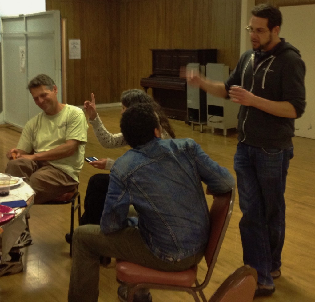 Animated conversations and laughter 11-12-13