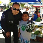 Cesar Chavez Greenfield student fitted with helmet 2012