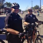 Cops at Ciclovia 2015