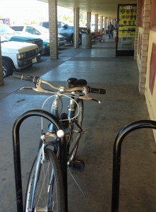 East Alisal shopping center bike rack