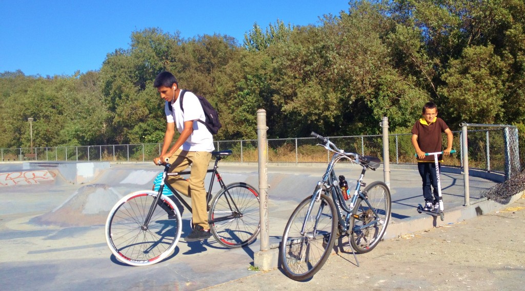 East Salinas skate park across from Virginia Rocca Barton school