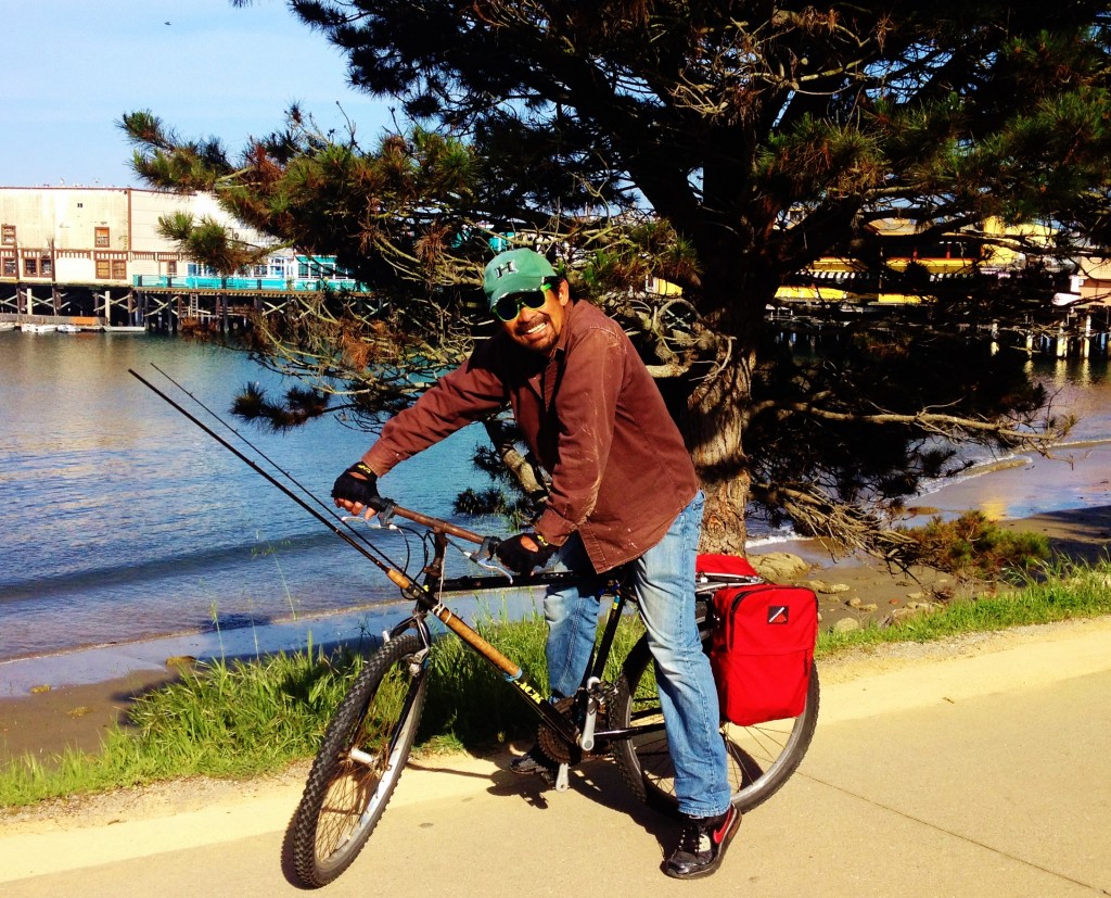 Fishing-by-bike Tres April 2014 in Monterey