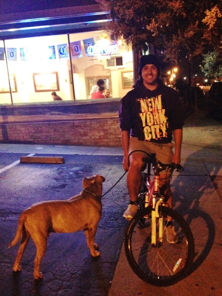Gerardo BMX - Marisco's Seaside - with dog