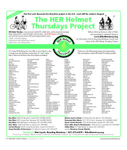 HER Helmet Thursdays 5th Anniversary poster - ds