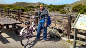 ME with bike at Dunes Park