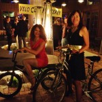 Mireya and Vera at Wave Street Studios - Velo Monterey 2013 holiday party (2)