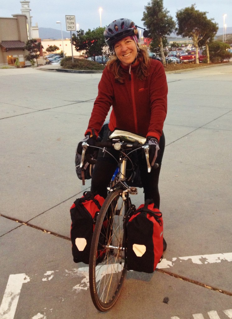 Touring cyclist from Quebec